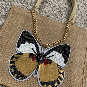 Gold chain butterfly